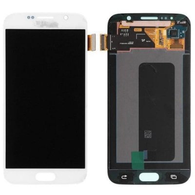 LCD Cellphone Screen Digitizer Assembly Replacement for Samsung Galaxy S6 - WHITE
