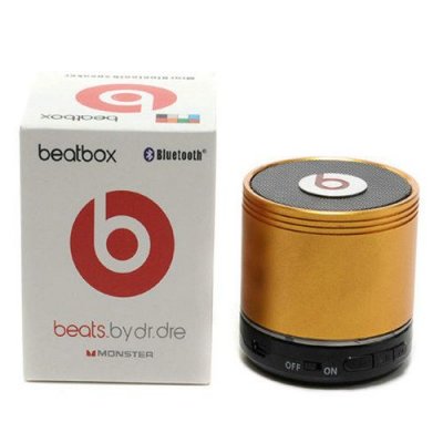 Beats By Dr Dre Beatsbox Portable Bluetooth Mini Speakers Gold
