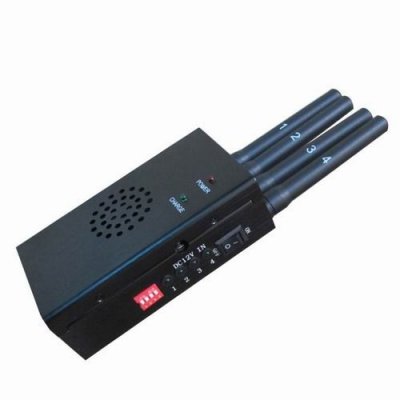 Black Portable High Power 3G 4G LTE Mobile Phone Jammer