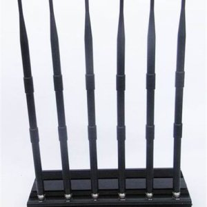 6 Antenna GPS, UHF, Lojack and Cell Phone Jammer (3G, GSM, CDMA, DCS)