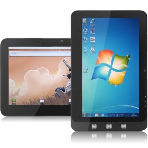 10 Inch Dual OS Tablet PC window 10 + Android 11.0 16G SSD 1GB N455 Black