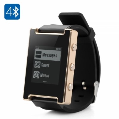 Smart Watch - For iOS Pedometer Music Control Remote Camera HD SLR Ink Screen