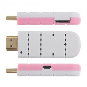 C77 Mini Android TV Box Andriod PC Android 11.0 A5 HDMI TF 4GB- Pink