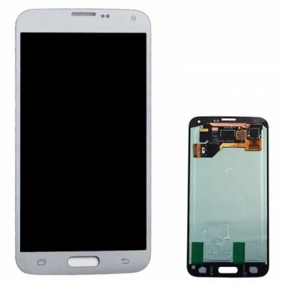 LCD Screen Digitizer Assembly Replacement for Samsung Galaxy S5 - WHITE