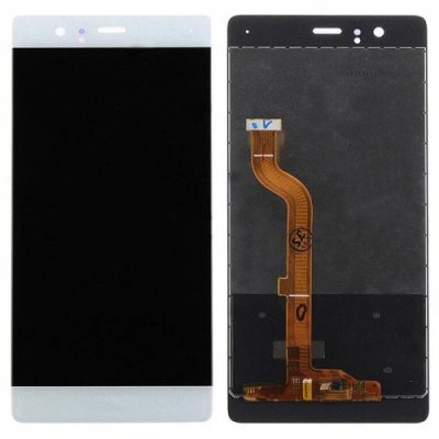 White LCD Screen Digitizer Full Assembly for Huawei P9 - WHITE
