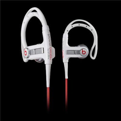 Beats By Dr Dre PowerBeats Clip-On White Headphones