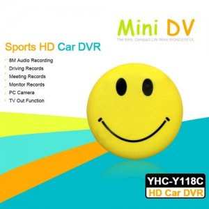 Sports HD Car DVR with TV-OUT Function and PC Camera