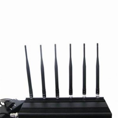 6 Antenna Cell phone & RF Jammer (315MHz/433MHz)