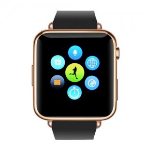 Bluetooth Smartwatch - GSM SIM Card Slot, Call Answer, Phone book, SMS Messaging, 32GB Micro SD Slot (RoseGold)