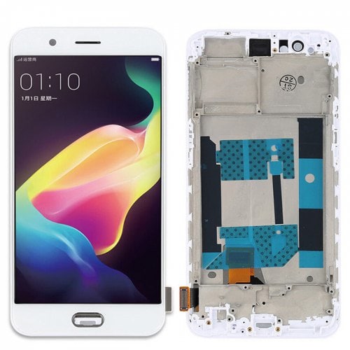 Original OPPO LCD Screen Display Touch Digitizer Assembly Replacement for OPPO R9S Plus - WHITE