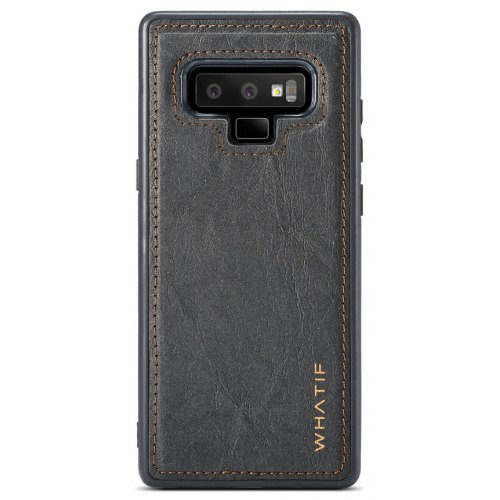 WHATIF Waterproof Soft TPU Back Cover Case DIY Feature for Samsung Note 9 - BLACK