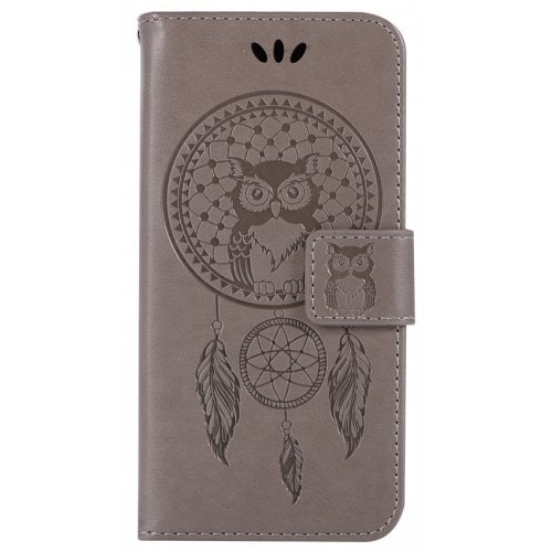 For Samsung S5 Dandelion Embossed Protective Cover - GRAY