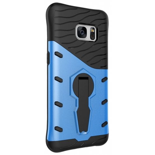 Protection Cover with Heavy Armored Mobile Phone Case for Samsung S7 - OCEAN BLUE - Click Image to Close