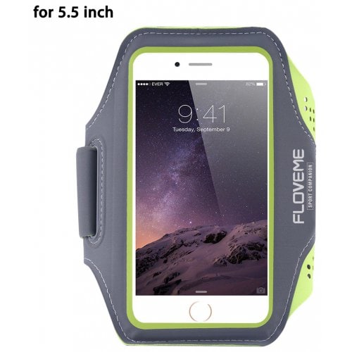 FLOVEME Universal Sport Fitness Armband Phone Case - GREEN