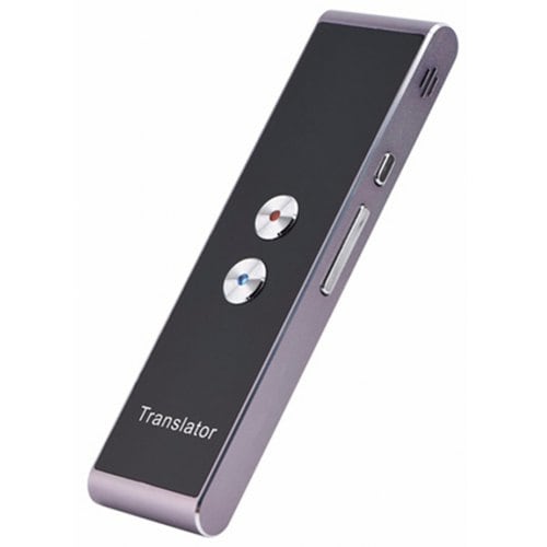 T8 Real Time Multi Language Translator Speech- Text Translation Device With APP - SMOKEY GRAY