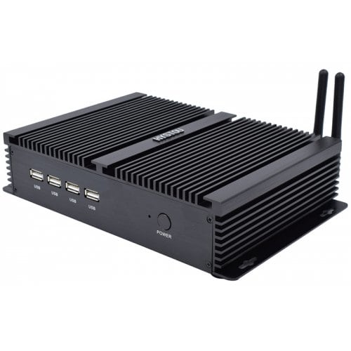 HYSTOU P04-I5 -3317U Fanless Mini Industrial PC Small ITX PC Core I5 3317u - BLACK