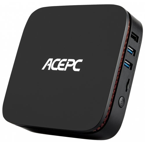 ACEPC GK1 Intel Gemini Lake J4105 4GB DDR4 + 32GB ROM Mini PC - BLACK