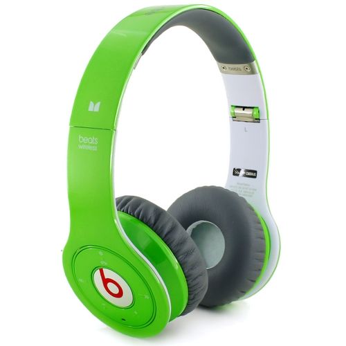 beats green wireless headphones