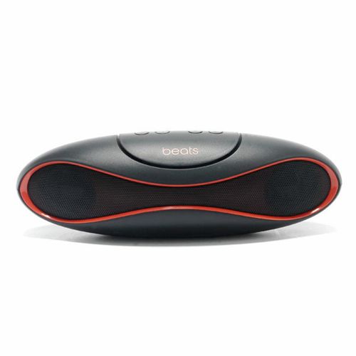 Monster Beats Rugby Speaker Red - Click Image to Close