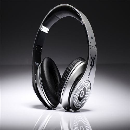 Beats By Dre Studio Michael Jackson Limited Edition Silver White Diamond