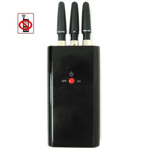 Portable Cell Phone Jammer (GSM,CDMA,DCS,PHS,3G) - UP to 6 Meters Range