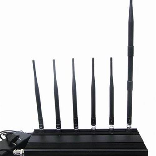 6 Antenna Cell phone LOJACK & RF Jammer (GSM,CDMA,DCS,PCS,LOJACK,RF315MHz/433MHz)