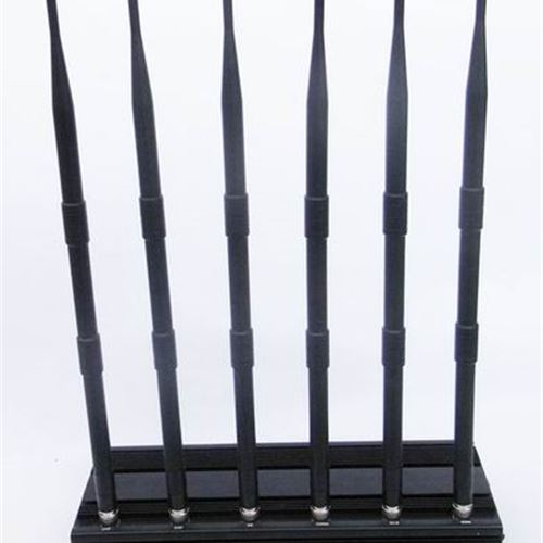 High Power 6 Antenna WIFI, VHF, UHF and 3G Cell Phone Jammer