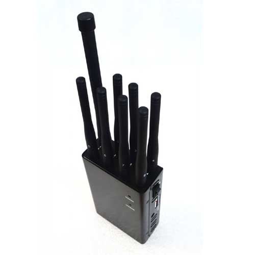 8 Antenna Handheld Jammers GPS Lojack and 3G 4GLTE 4GWimax Phone Signal Jammer - Click Image to Close