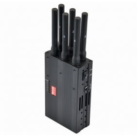 New Handheld 6 Bands 3G Phone Jammer - Lojack Jammer - GPS Jammer - Wifi Jammer - 2G 3G Cell Phone Signal Jammer