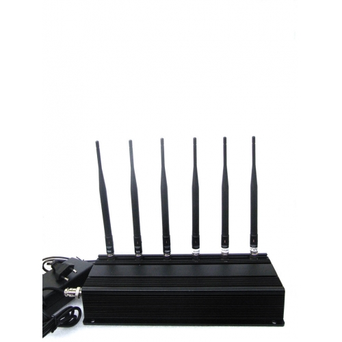 15W High Power 6 Antenna 3G Mobile Phone UHF Bluetooth Signal Jammer