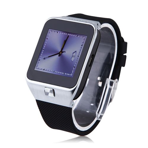 ZGPAX S28 Watch Phone 1.54 Inch Screen Smart Bluetooh Sync FM Single SIM - Silver