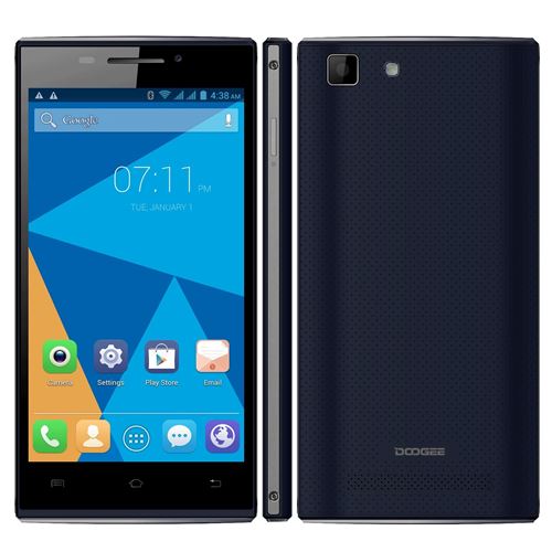 DOOGEE Turbo Mini F1 4G Smartphone 4.5 inch QHD Screen 64bit MTK6732 Quad Core 1GB 8GB - Black