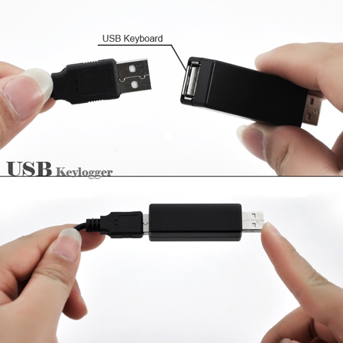 Undetectable Spy Hardware USB Keylogger for Secretly Recording