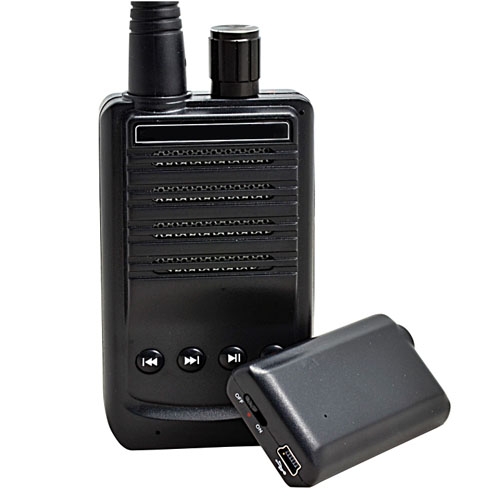 500 Meter Micro Wireless Audio Spying Bug Recording Transmitter and