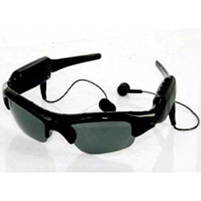 2GB MP3 Sunglasses DVR with TF Card Slot