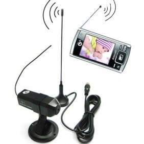 UHF TV Receiving Mini Wireless Camera with 704 * 576 PAL CMOS