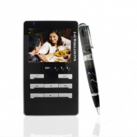 Solar Charger Wireless Spy Camera Pen