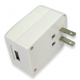 Universal Travel Adapter Voice Detecting Auto Callback GSM Spy Audio Bug