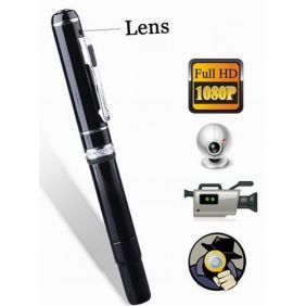 HD 1920 x 1080 Spy Camera Pen Support Video, Audio, Webcam - 4GB