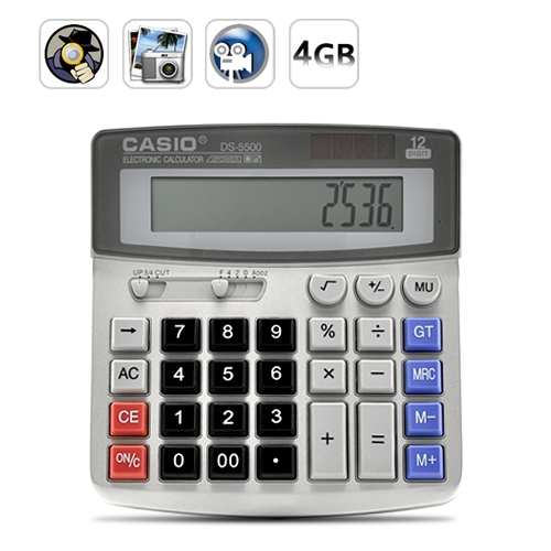 Calculator Spy Camera ( 640 x 480 @ 30fps, 4GB)