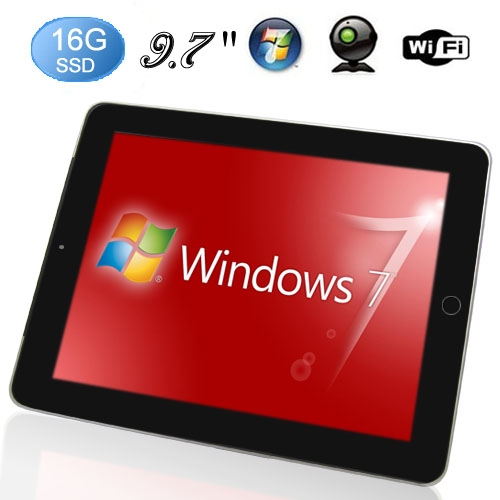 9.7 Inch Capacitive Multi-touch Screen 1GB DDR2 1.66GHz windows 10 Tablet PC