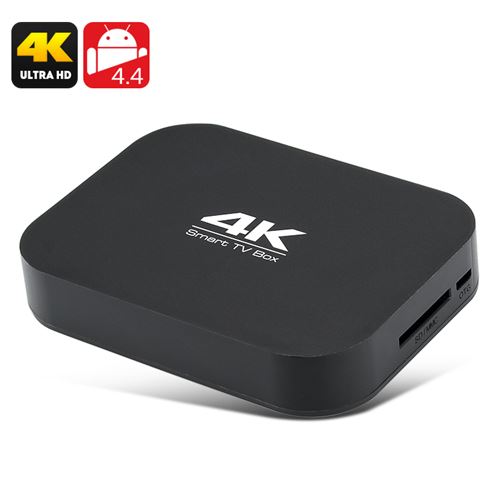 A400 4K Android 11.0 TV Box - 2GHz Quad Core CPU, 2GB RAM, 8GB memory, SD Card Slot, USB Type-C, OTG, Miracast, DLNA, Airplay