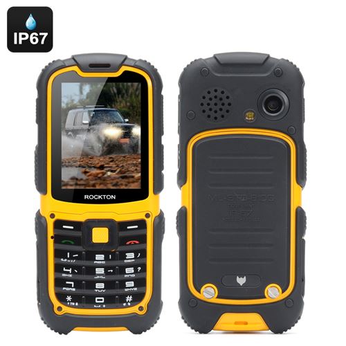 MFox J1 Rugged Phone - IP67, Altimeter, Barometer, Compass, Pedometer, SOS, GSM, 3G, Bluetooth