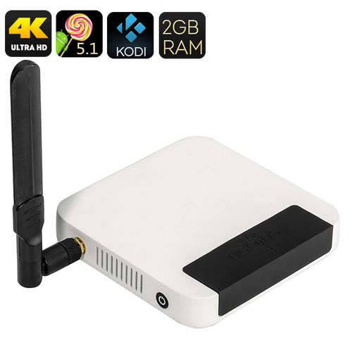 UGOOS UT4 Android TV Box - UHD 4K, Kodi 16, Android 11.0, Rockchip 64BIT Octa Core CPU, 2GB RAM