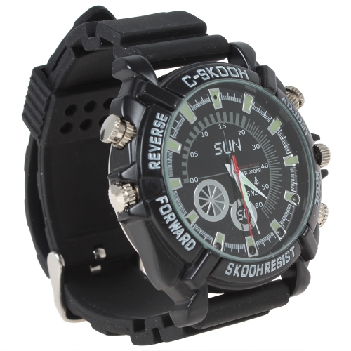 32GB HD 1080P Night Vision Waterproof Watch Camera 1920 x 1280 30 FPS - Click Image to Close