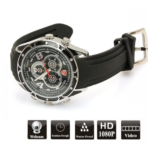 Waterproof 32GB 1080P High Definition IR Spy Night Vision Camera Watch