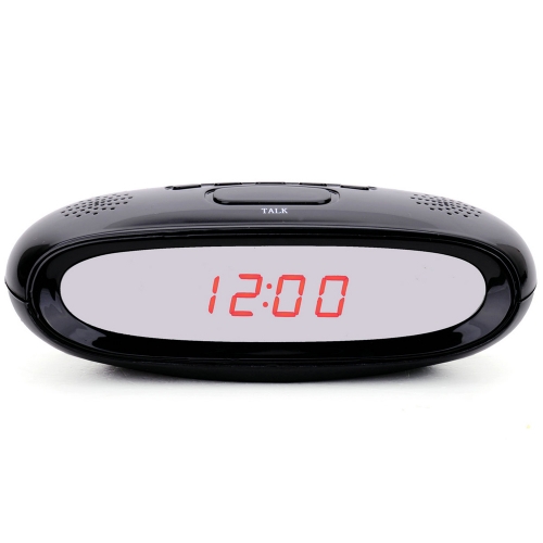 Full HD 1080P Hidden Spy Alarm Clock Camera with Photo Taking + Motion Detecting