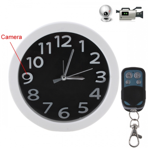 5.0 Mega Pixels Full HD 1080P Video Wall Clock Remote Control Spy Camera