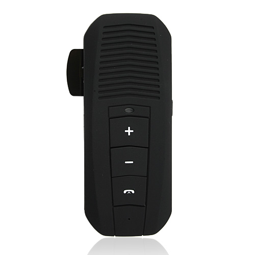 Car Sunvisor Bluetooth Multipoint Speakerphone Handsfree Car Kit Black - Click Image to Close